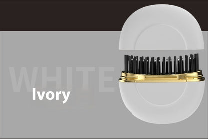 Mini Portable Usb Charging Curling/Straightening Brush - This mini portable brush is perfect for women on the go. With its cordless design and USB charging capabilities, it's perfect for using at the gym, work, or even a girls' night out.